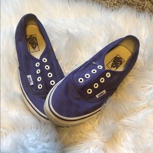 Purple checker board VANS men’s size 6, NWOT